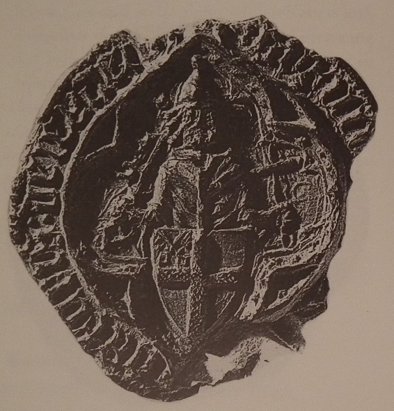 Jüngeres Siegel der Kommende Leiden (Ritter und Priester, S. 36)