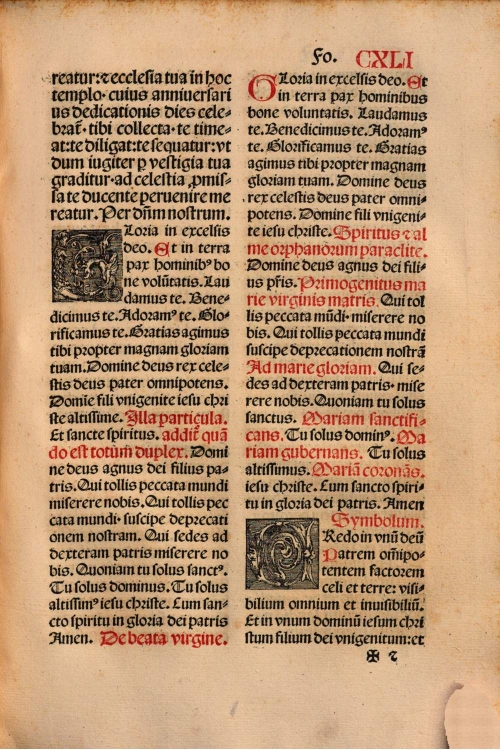 Messbuch 1519