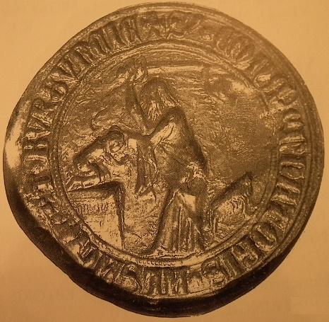 Siegel des Landkomturs der Ballei Elsass-Burgund.